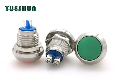 China Milímetros abierto normal redondo del montaje del interruptor de botón de los SS de la cabeza de la bola 1-6 de grueso del panel distribuidor