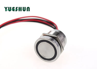 China Metal el sistema piezoeléctrico del control de acceso del símbolo LED 12V 24V del anillo del interruptor de botón distribuidor