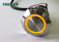 China Mini interruptor de botón de la luz del LED 19m m que traba a prueba de humedad momentáneo exportador