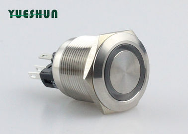 China El botón de enganche impermeable LED iluminado, Metal el interruptor de botón de 6 Pin fábrica