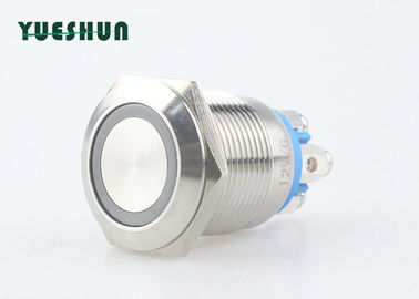 China El uno mismo reajustó el interruptor de botón del metal del LED Shell de acero inoxidable 304/316 distribuidor