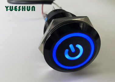 China ODM iluminado prenda impermeable del OEM del interruptor de la luz 19m m del botón disponible fábrica