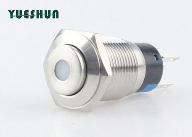 China Tipo interruptor de botón del metal del LED, peso ligero del punto del interruptor de botón de 5 Pin fábrica